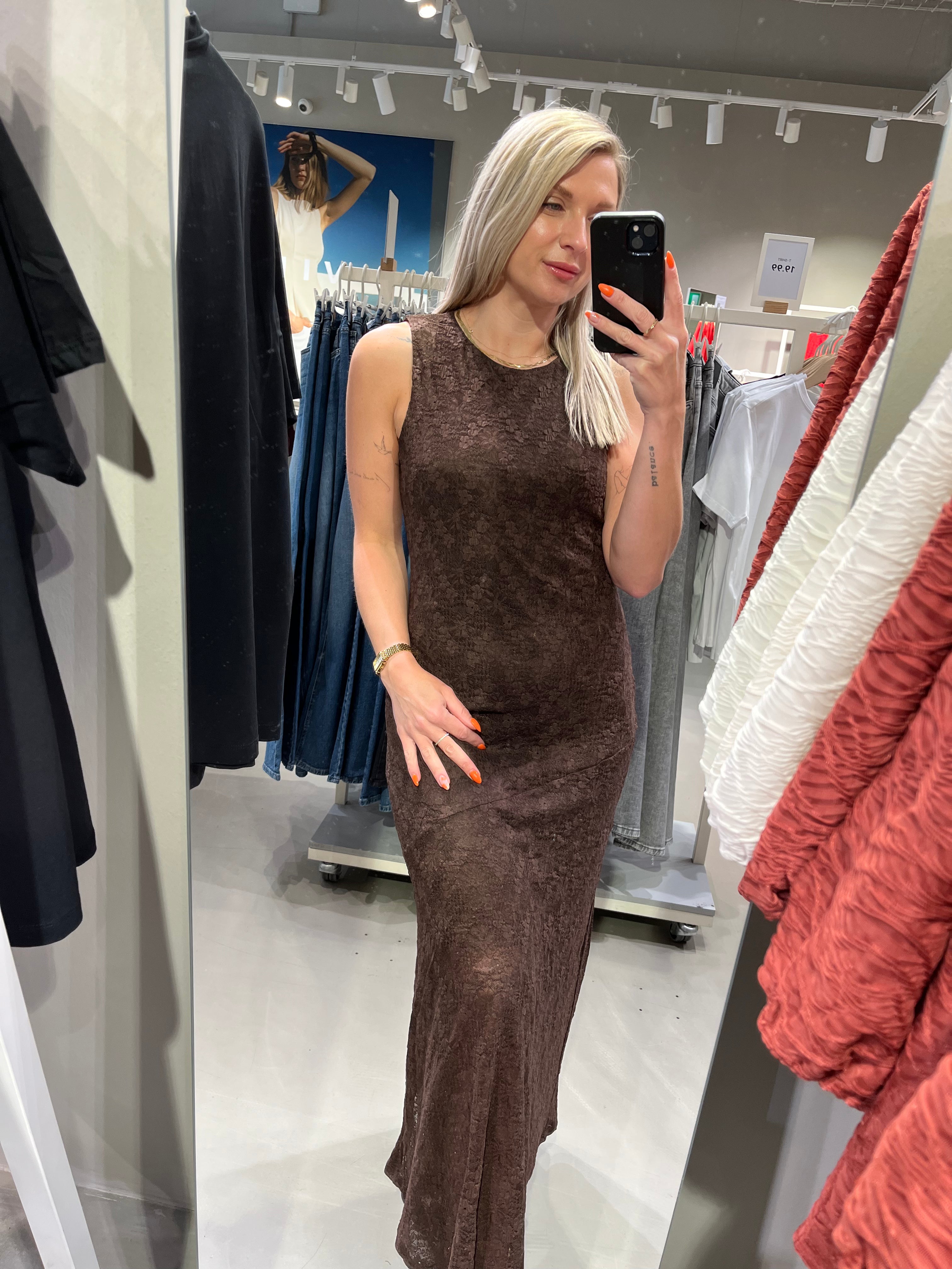 VIFAY Midi Dress - Coffee Bean